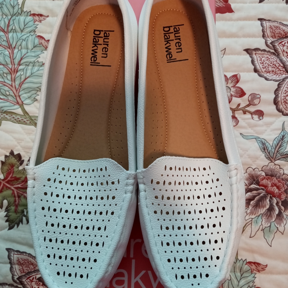 Leather loafers Size 9.5 New in Box by Lauren Blak